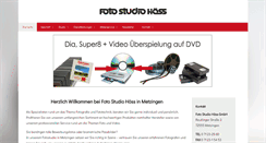 Desktop Screenshot of fotostudiohoess.de